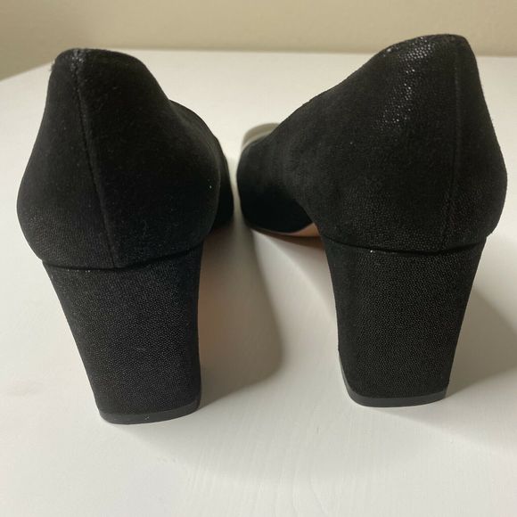 Salvatore Ferragamo Pumps Sz 7.5 AA Square Toe - Picture 5 of 8